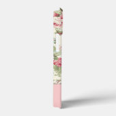 Roze en Rode Rozen Gepersonaliseerd Case-Mate iPhone Case (Achterkant / Rechts)