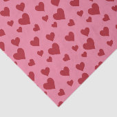 Roze en rode Valentijnse liefde ontkoppeling Tissuepapier (Detail)