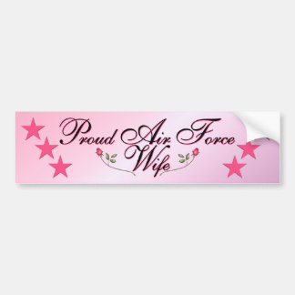 Roze en roerige Bumpersticker van de Echtgenote va