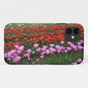 Roze en rood Tulp Field, Oregon iPhone 11 Hoesje