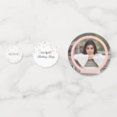 Roze en Roos Gold Glitter Confetti (Voorkanten)