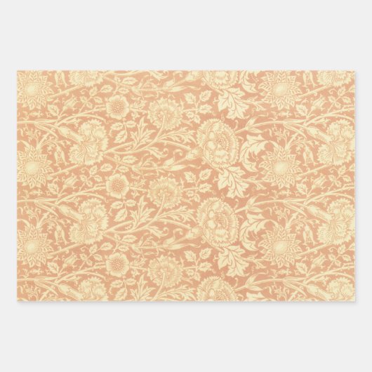 Roze en Roos van William Morris, bloemen Inpakpapier Vel (Voorkant 3)