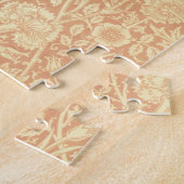 Roze en Roos van William Morris, bloemen Legpuzzel (Zijkant)