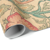 Roze en Roos van William Morris Cadeaupapier (Rol Hoek)