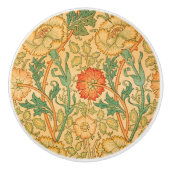 Roze en Roos van William Morris Keramische Knop (Voorkant)