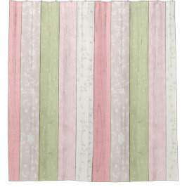 Roze en roze houtkool douchegordijn