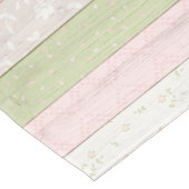 Roze en roze houtkool korte tafelloper (Hoek)