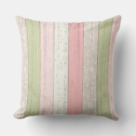 Roze en roze houtkool kussen