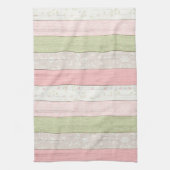 Roze en roze houtkool theedoek (Verticaal)