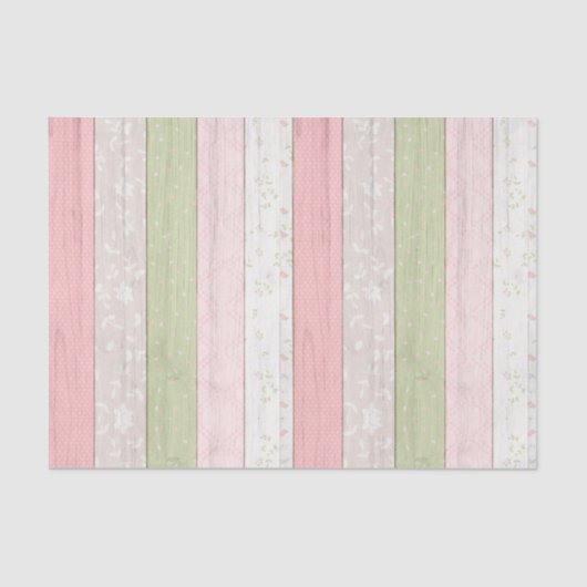 Roze en roze houtkool tissuepapier (Voorkant)