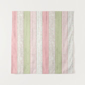 Roze en roze houtkool wandkleed (Voorkant)