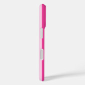 Roze en roze monogramstrepen Case-Mate iPhone case (Achterkant / Rechts)