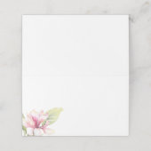 Roze en Sage Green Magnolia Wedding (Buitenkant ongevouwen)