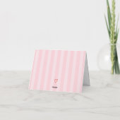 Roze en Sinaasappel Hand getrokken vis bruiloft do Bedankkaart (Achterkant)
