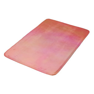 Roze en Sinaasappel Marmerled Cloud abstract Badmat