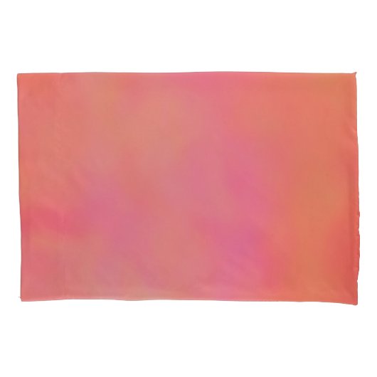 Roze en Sinaasappel Marmerled Cloud abstract Kussensloop (Voorkant)