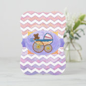 Roze en Stinky Baby Kaart (Staand voorkant)