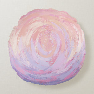 Roze en Stinky Rond Kussen