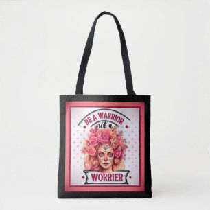 Roze en Suikerschedel Draagtas
