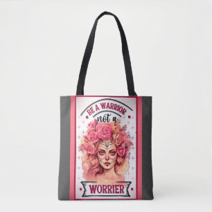 Roze en Suikerschedel Draagtas