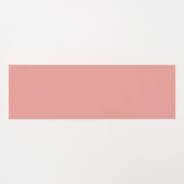 Roze en Terracotta Tropical Beach Yogamat (Achterkant (horizontaal))