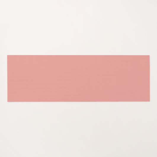 Roze en Terracotta Tropical Beach Yogamat (Achterkant (horizontaal))