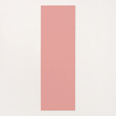 Roze en Terracotta Tropical Beach Yogamat (Achterkant)