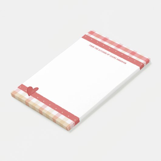 Roze en verstelbare plaat post-it® notes (Schuin)