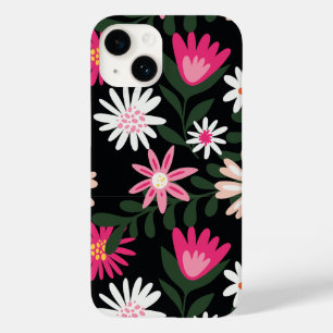 Roze en White Daisy Pattern Case-Mate iPhone 14 Hoesje