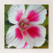 Roze en wit Geranium Jigzaag Puzzle Legpuzzel (Horizontaal)