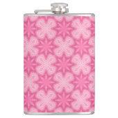 Roze en wit heupfles (Voorkant)