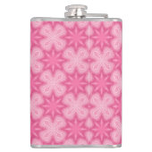 Roze en wit heupfles (Achterkant)