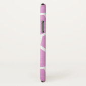 Roze en wit mozaïekpatroon Case-Mate iPhone case (Achterkant / rechts)