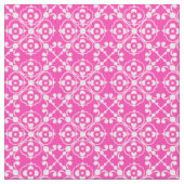 Roze en wit patroon stof (Close Up)