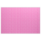 Roze en wit patroon stof (Yard (91,4 cm))
