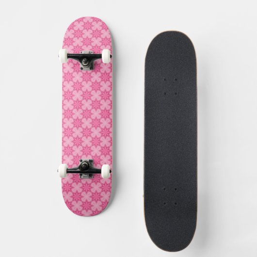 Roze en wit skateboard (Voorkant)