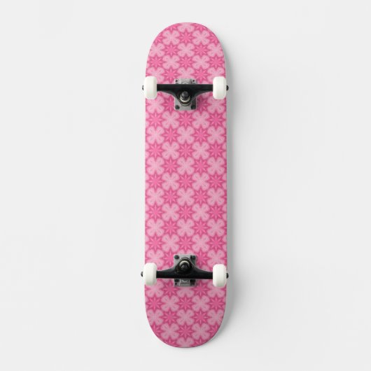 Roze en wit skateboard (Voorkant)