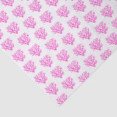 Roze en wit zee koraalpapier tissuepapier (Detail)