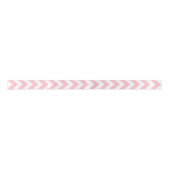 Roze en Wit Zigzag Chevron Patroon Lint (Voorkant)