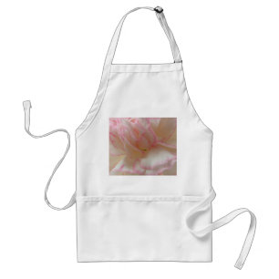 Roze en witte anjer Apron Standaard Schort