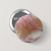 Roze en witte anjerbloem Button (Voorkant /achterkant)