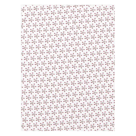 Roze en witte appel bloesem op wit tafelkleed (Voorkant)