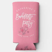 Roze en Witte Bachelorette-feest (Achterkant)