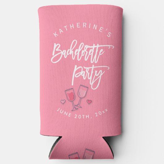 Roze en Witte Bachelorette-feest (Voorkant)