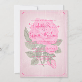 Roze en Witte bijtende finale Kaart