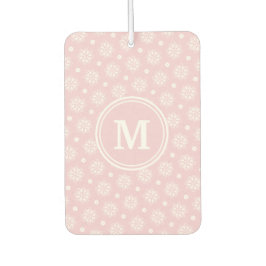 Roze en witte bloemenpatroon luchtverfrisser