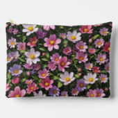 Roze en witte bloementuin etui (Voorkant)