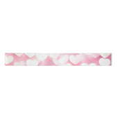 Roze en witte Bokeh harten Lint (Voorkant)