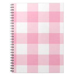 Roze en witte buffellaptop notitieboek