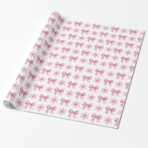 Roze en Witte Cute Cadeaupapierrol